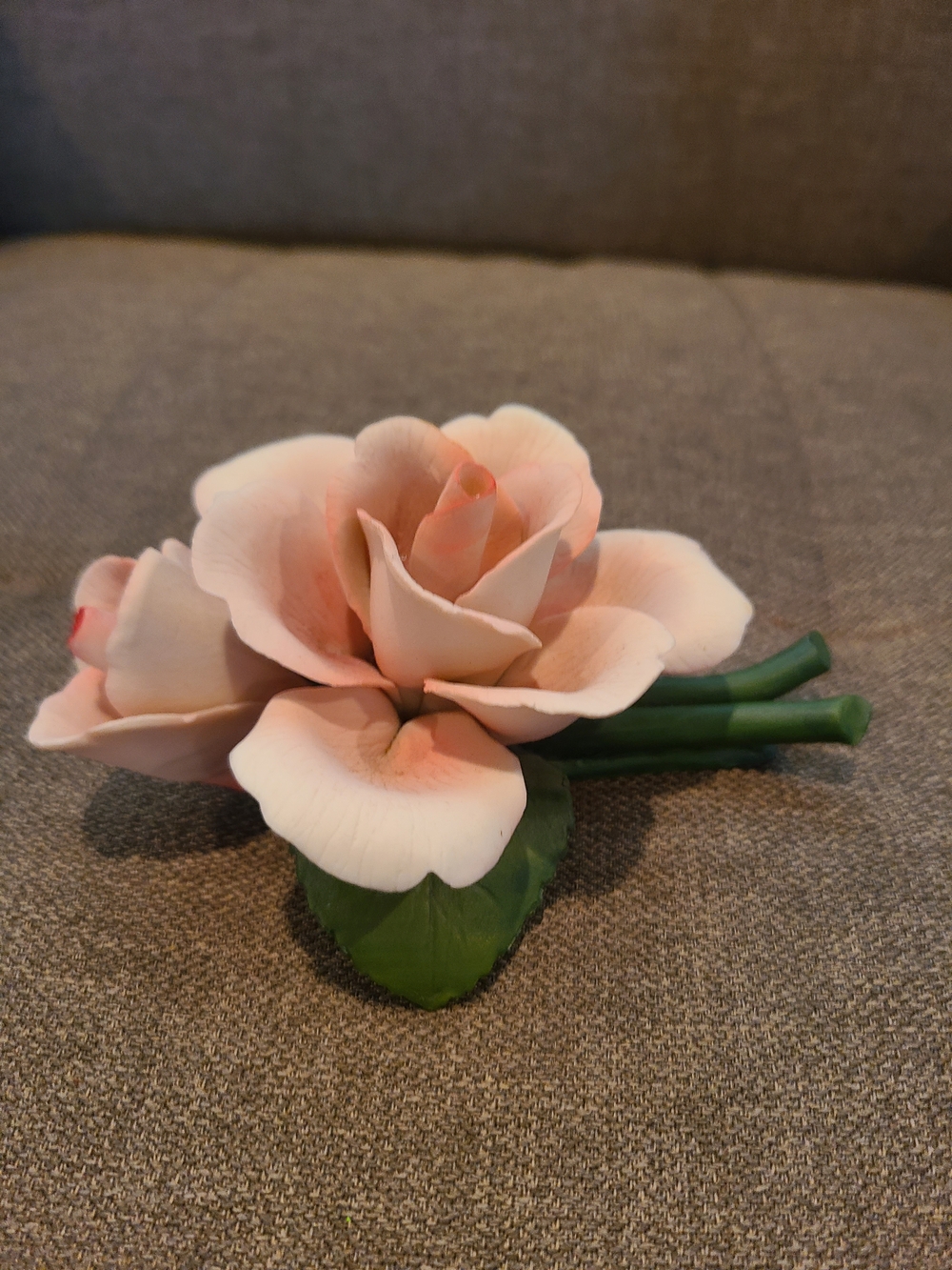 Napoleon Vintage Capodimonte Italian Porcelain Flower figurine
